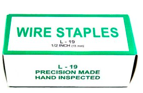 Agrafes métalliques L-19 Printex